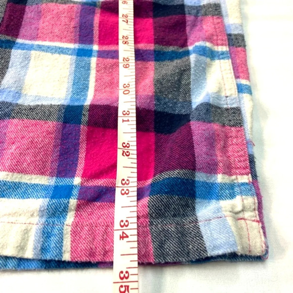Flannel Plaid  Straight Leg Pajama Pants / Small - Picture 7 of 9